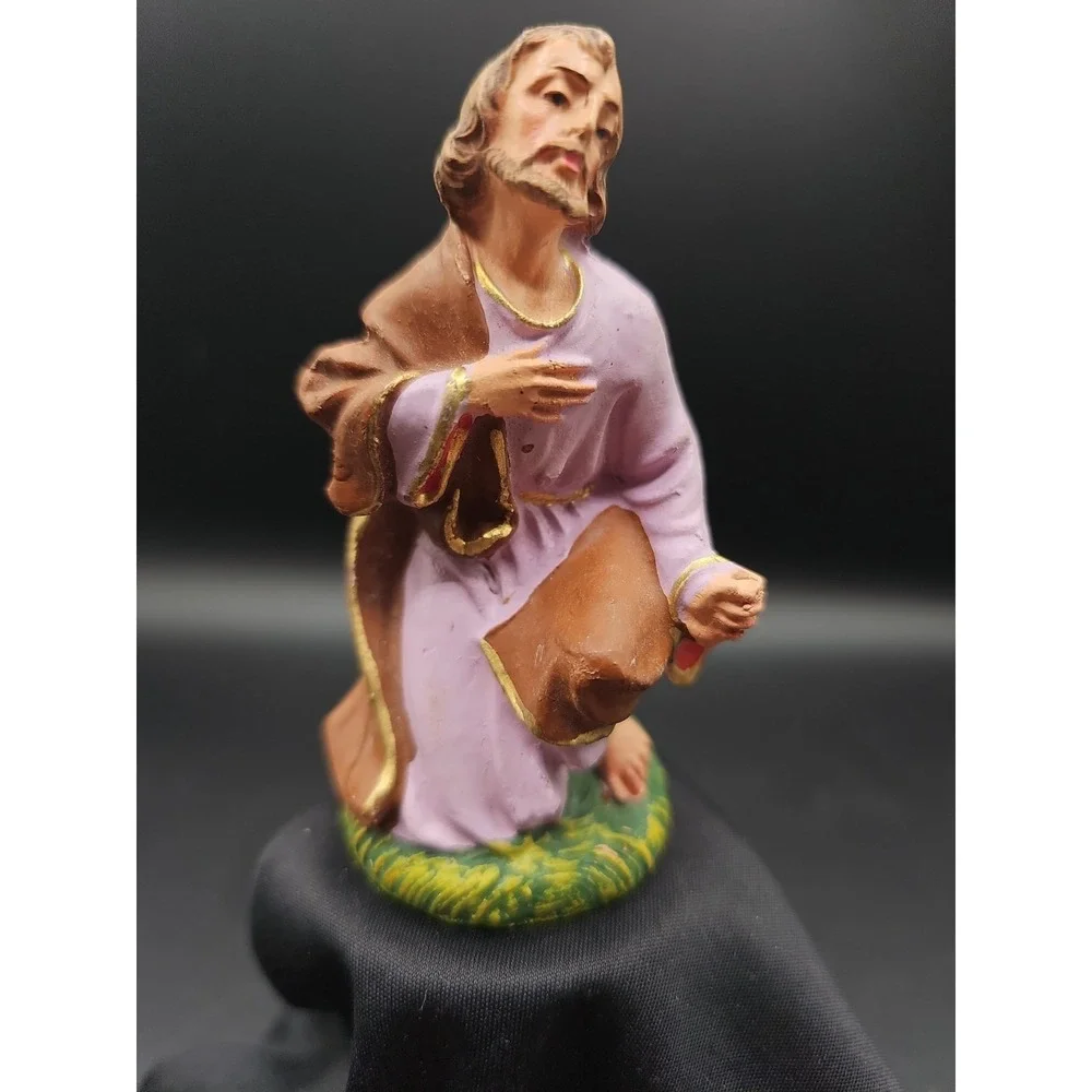 Vintage Italian nativity figures SET 4.  AA